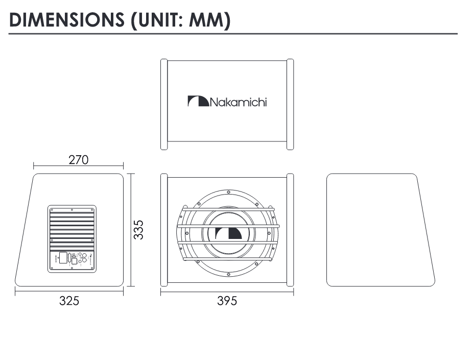 NBX251ADimensions